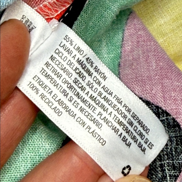 A New Day Women's Multicolor Abstract Print Wrap Skort Size 17 - Picture 5 of 6